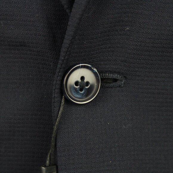 Bar III Men's Blue Slim Fit Wrinkle-Resistant Wool-Blend Suit Jacket 36R E06754 - Picture 4 of 5